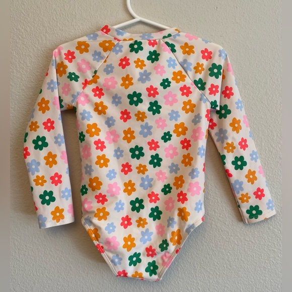Old Navy Toddler Floral Swimsuit - Picture 2 of 9